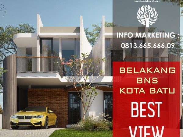Villa Strategis Belakang BNS Kota Batu dikelilingi tempat wisata